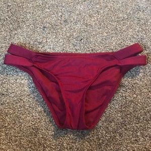 Mossimo Maroon Bikini Bottoms